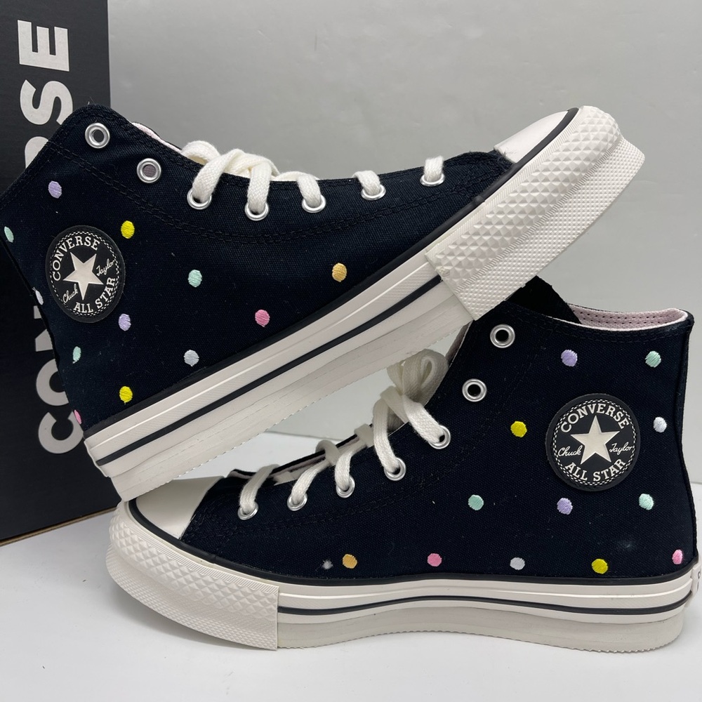 Converse WMNS Multi Polka Dot High-Tops
CTAS EVA LIFT HI
BLACK/VINTAGE Sneakers - Picture 14 of 16